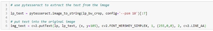 تشخیص پلاک با کتابخانه OpenCV 16 کد استخراج متن از عکس