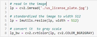 تشخیص پلاک با کتابخانه OpenCV 3 پیش پردازش داده های تصویری