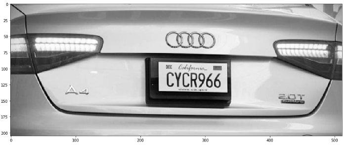 تشخیص پلاک با کتابخانه OpenCV 4 تصویر پلاک پس از پیش پردازش