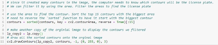 تشخیص پلاک با کتابخانه OpenCV 9 فیلتر و دسته بندی محدوده های حاصل از تصویر قبل