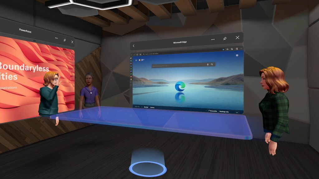جلسات واقعیت مجازی با آواتار های سه بعدی در نرم افزار Teams مایکروسافت