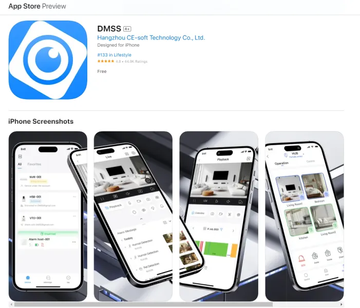 دانلود برنامه DMSS با لینک مستقیم 2 دانلود برنامه DMSS با لینک مستقیم ایفون