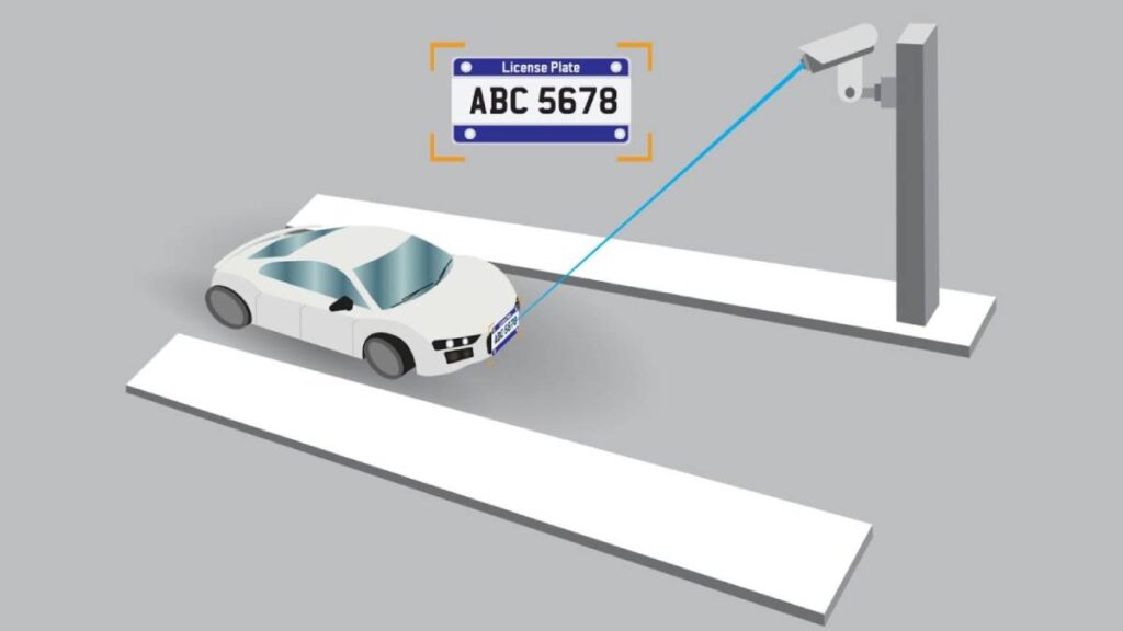 زاویه نصب دوربین پلاک خوان 2 زاویه نصب دوربین پلاک خوان