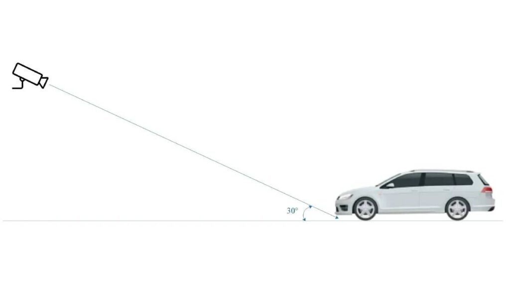 زاویه نصب دوربین پلاک خوان 4 زاویه نصب دوربین پلاک خوان