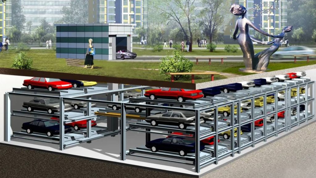 پارکینگ های طبقاتی ژاپن چگونه کار میکنند؟ 4 پارکینگ های طبقاتی ژاپن