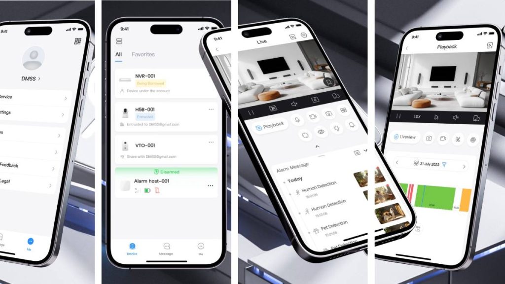 شرکت شهاب 18 دانلود نرم افزار Smart PSS برای اندروید